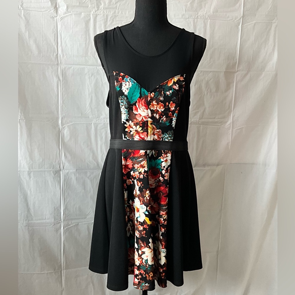 Black Floral Dress
